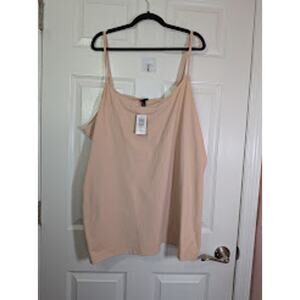 Torrid size 5x scoop neck cami in rose dust